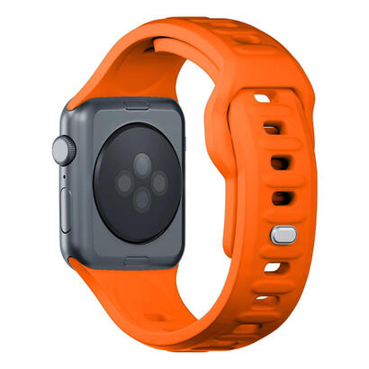 384041-mm-orange-3mk-silicone-watch-strap-for-apple