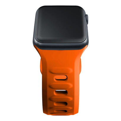 384041-mm-orange-3mk-silicone-watch-strap-for-apple