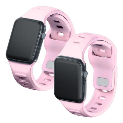 42444549-mm-powder-pink-3mk-silicone-watch-strap-for-apple