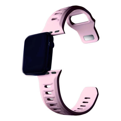 42444549-mm-powder-pink-3mk-silicone-watch-strap-for-apple