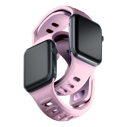 42444549-mm-powder-pink-3mk-silicone-watch-strap-for-apple