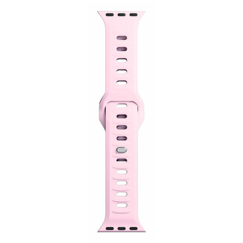 384041-mm-powder-pink-3mk-silicone-watch-strap-for-apple