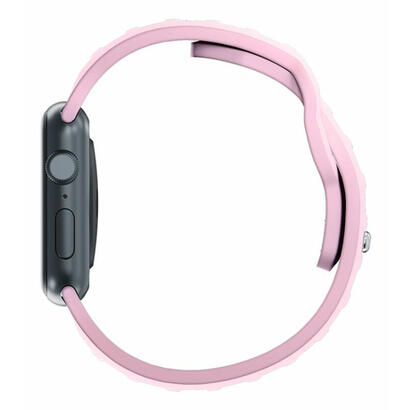 384041-mm-powder-pink-3mk-silicone-watch-strap-for-apple