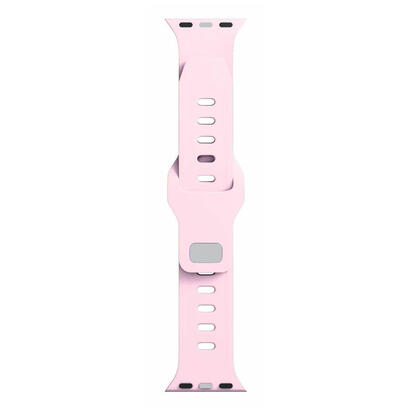 384041-mm-powder-pink-3mk-silicone-watch-strap-for-apple