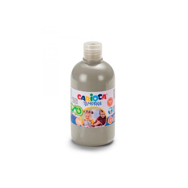 carioca-botella-de-tempera-500ml-superlavable-facil-de-mezclar-alta-opacidad-plata