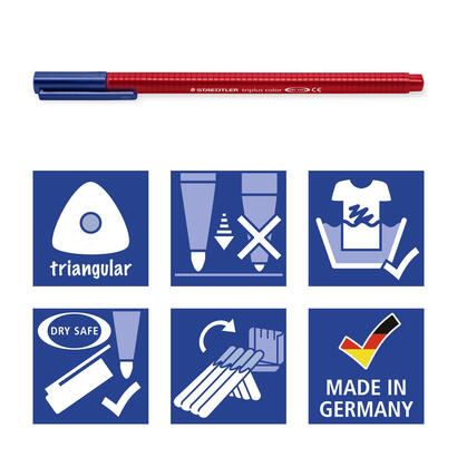 staedtler-triplus-color-323-pack-de-10-rotuladores-de-punta-fina-trazo-1mm-aprox-tinta-base-de-agua-colores-surtidos
