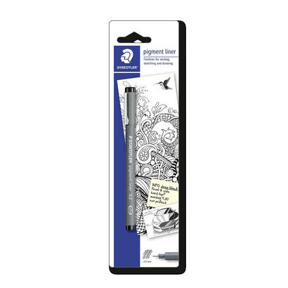 staedtler-pigment-liner-308-blister-con-rotulador-calibrado-trazo-02mm-punta-engarzada-en-metal-color-negro