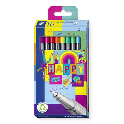 staedtler-rotulador-triplus-fineliner-334-punta-superfina-estuche-10-csurtidos