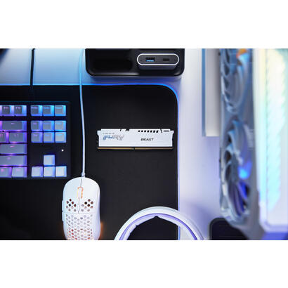 memoria-kingston-fury-64-gb-ddr5-5200-2x-32-gb-blanco-kf552c40bwk2-64-beast-intel-xmp-kf552c40bwk2-64