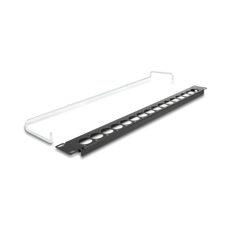 delock-67058-patchpanel-tipo-d-de-19-con-alivio-de-tension-16-puertos-1u-negro