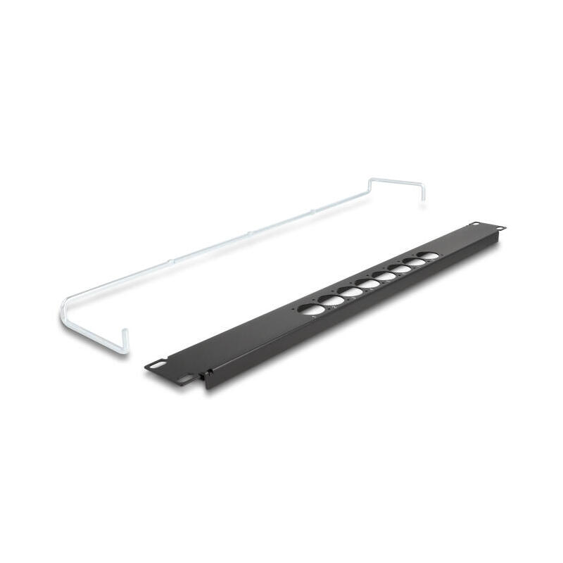 delock-67060-patchpanel-tipo-d-de-19-con-alivio-de-tension-central-de-8-puertos-1u-negro