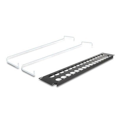 delock-67057-patchpanel-tipo-d-de-19-con-alivio-de-tension-32-puertos-2u-negro