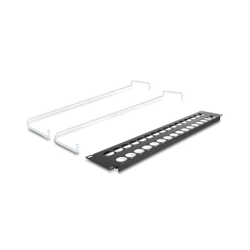 delock-67057-patchpanel-tipo-d-de-19-con-alivio-de-tension-32-puertos-2u-negro