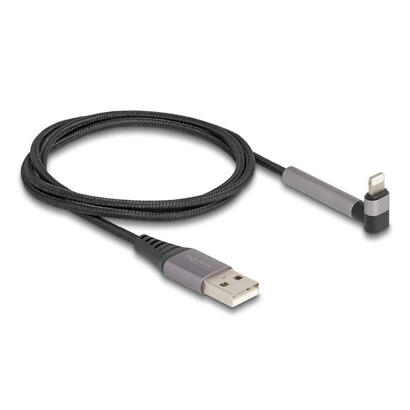 delock-85404-cable-de-datos-y-carga-usb-tipo-a-a-lightning-para-iphone-ipad-ipod-acodado-con-funcion-de-soporte-negro-15-m-mfi