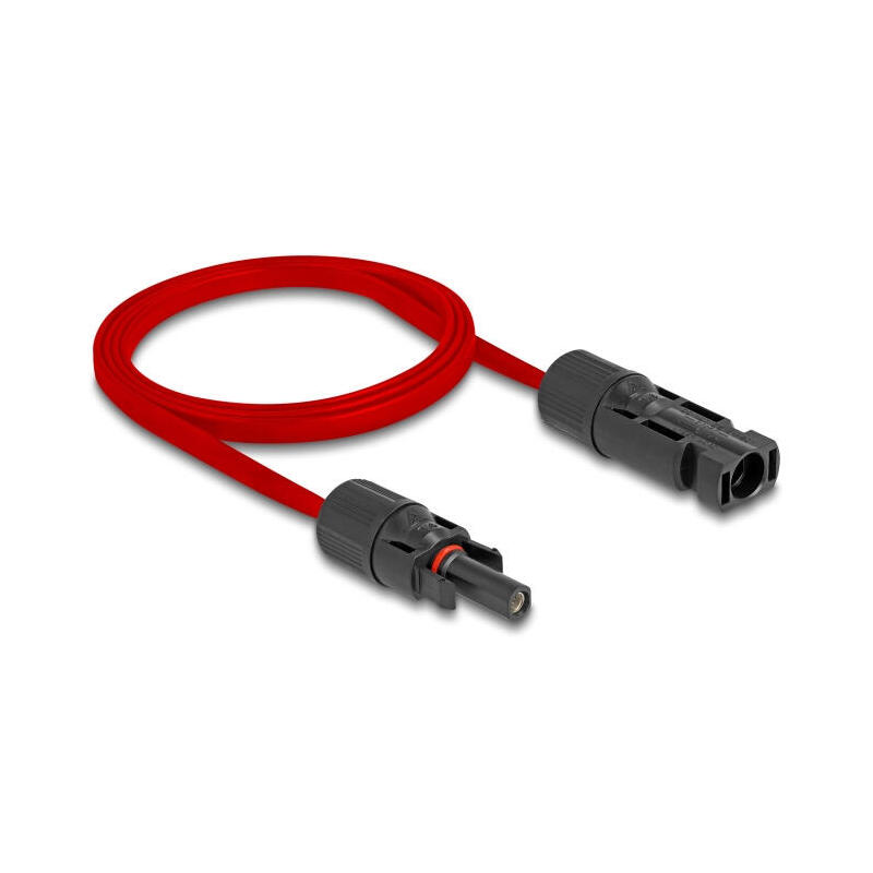 delock-dl4-solar-flachbandcable-mecker-hchse-1m-rojo