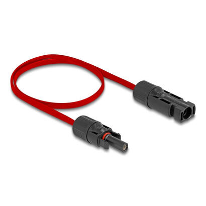 delock-dl4-solar-flachbandcable-mecker-hchse-60cm-rojo