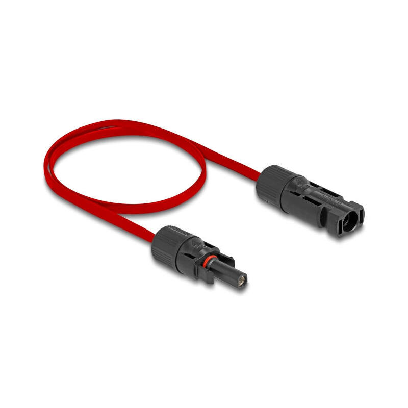 delock-dl4-solar-flachbandcable-mecker-hchse-60cm-rojo