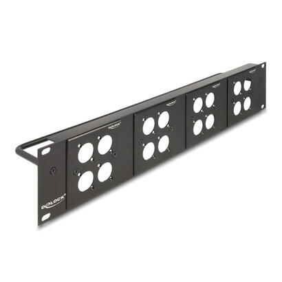 delock-88195-patchpanel-tipo-d-de-19-con-4-placas-tipo-d-de-86-x-86-mm-y-4-puertos-2u-negras