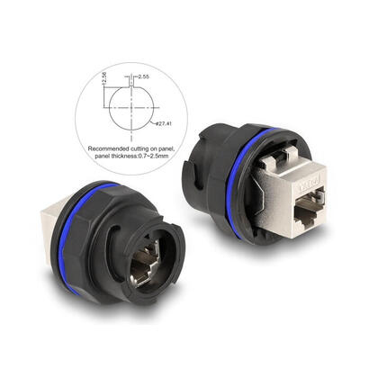 delock-67048-conector-empotrable-rj45-cat6a-negro