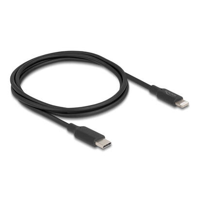 delock-85410-cable-de-carga-y-datos-delgado-usb-type-c-a-lightning-para-iphone-ipad-ipod-negro-1-m-mfi