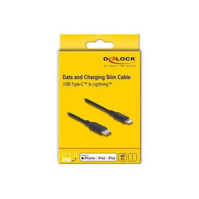 delock-85410-cable-de-carga-y-datos-delgado-usb-type-c-a-lightning-para-iphone-ipad-ipod-negro-1-m-mfi