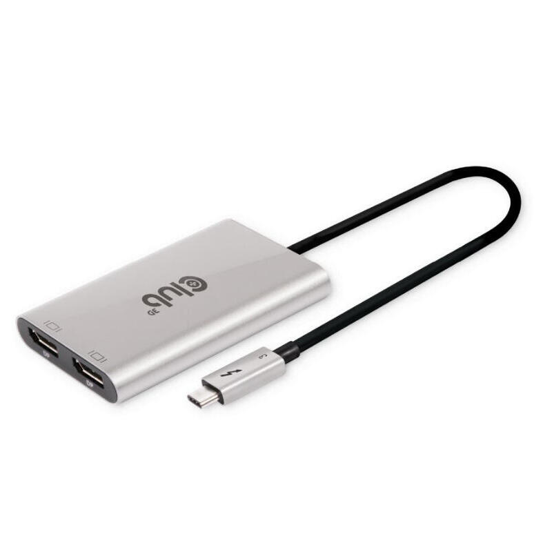 club3d-adaptador-thunderbolt-3-2x-dp-12-4k-60hz-aktiv-m-h-retail