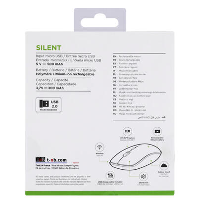 tnb-rubby-raton-inalambrico-recargable-gris-carbon tnb-rubby-raton-inalambrico-recargable-gris-carbon