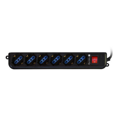 regleta-techly-300415-ups-power-strip-with-6-sockets-15m-black