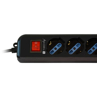 regleta-techly-300415-ups-power-strip-with-6-sockets-15m-black