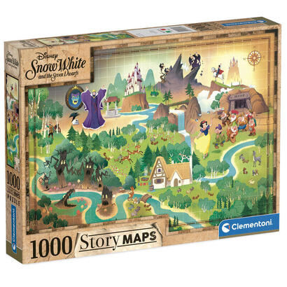 puzzle-story-maps-blancanieves-disney-1000pzs