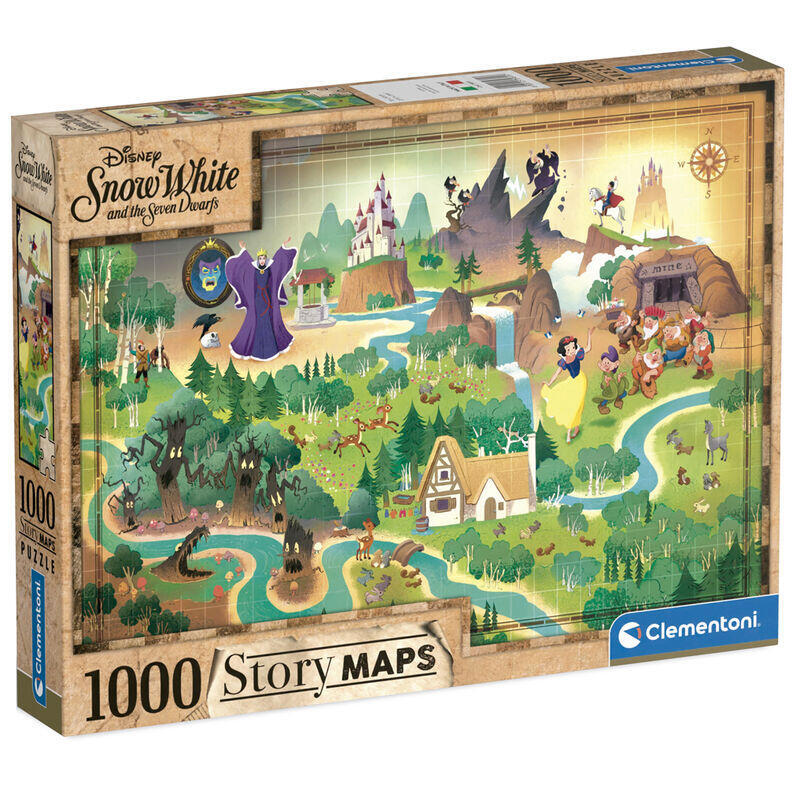 puzzle-story-maps-blancanieves-disney-1000pzs