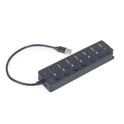 gembird-hub-7-puertos-usb-1-x-usb-31-6-x-usb-20-with-switches-black-uhb-u3p1u2p6p-01