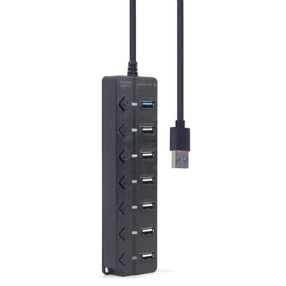 gembird-hub-7-puertos-usb-1-x-usb-31-6-x-usb-20-with-switches-black-uhb-u3p1u2p6p-01