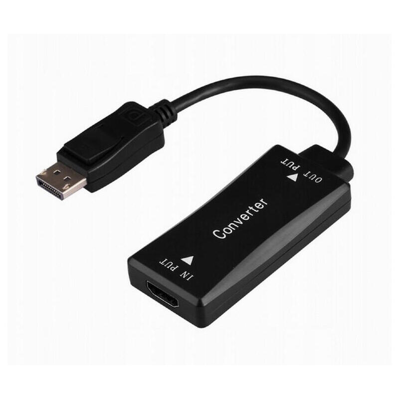 adaptador-gembird-active-4k-30hz-hdmi-hembra-a-displayport-macho-adapter-cable-015-m-black