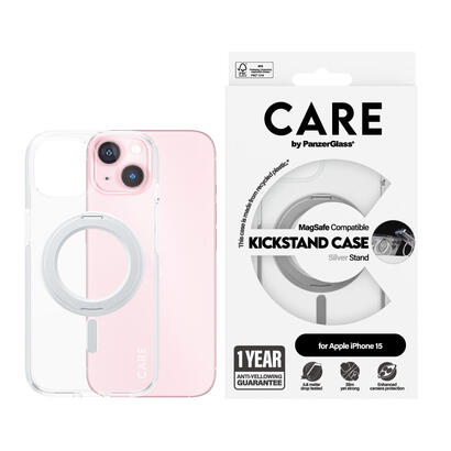 panzerglass-care-feature-kickstand-iphone-15-silber