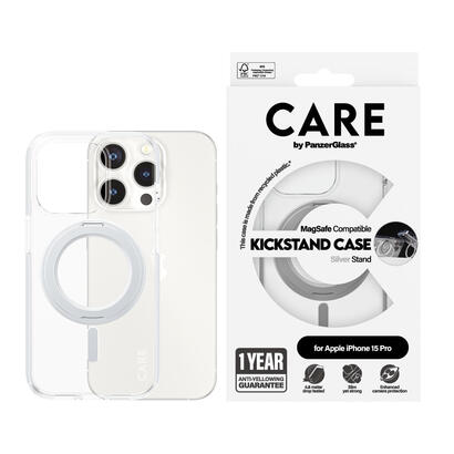 panzerglass-care-feature-kickstand-iphone-15-pro-silber