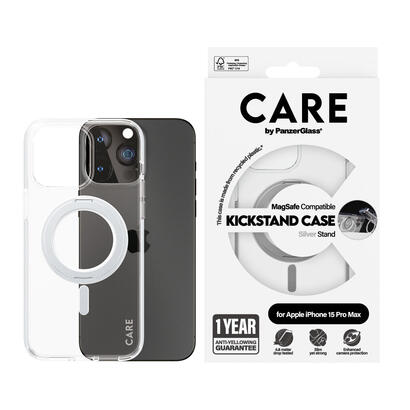 panzerglass-care-feature-kickstand-iphone-15-pro-max-silbe