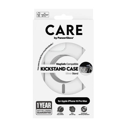 panzerglass-care-feature-kickstand-iphone-15-pro-max-silbe