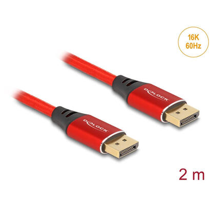 delock-80632-cable-displayport-16k-60-hz-2-m-rojo-metal