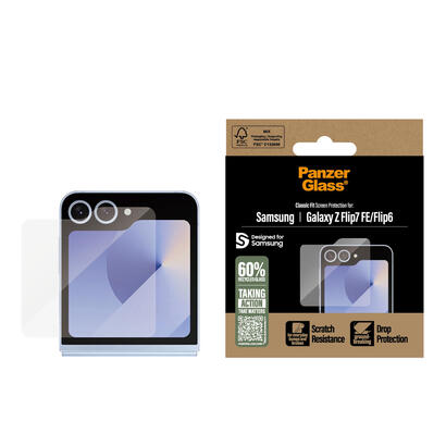 panzerglass-screen-protector-samsung-galaxy-z-flip7-fe-flip6-classic-fit-protector-de-pantalla-1-piezas