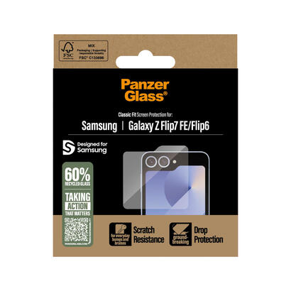 panzerglass-screen-protector-samsung-galaxy-z-flip7-fe-flip6-classic-fit-protector-de-pantalla-1-piezas