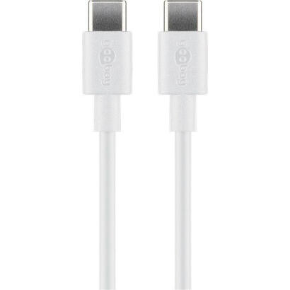 wentronic-66315-cable-usb-usb-20-05-m-usb-c-blanco