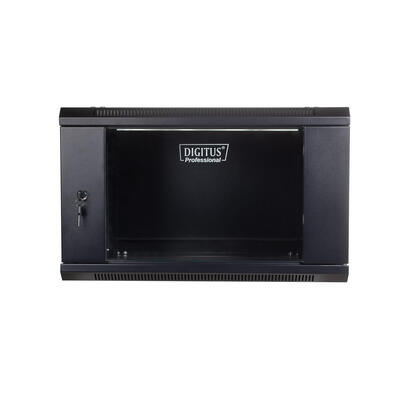 digitus-wall-mount-cabinet-19-4u-279600450mm-glass-door-black-unmounted