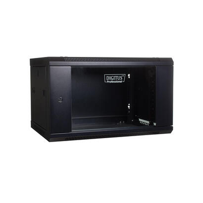 digitus-wall-mount-cabinet-19-4u-279600450mm-glass-door-black-unmounted