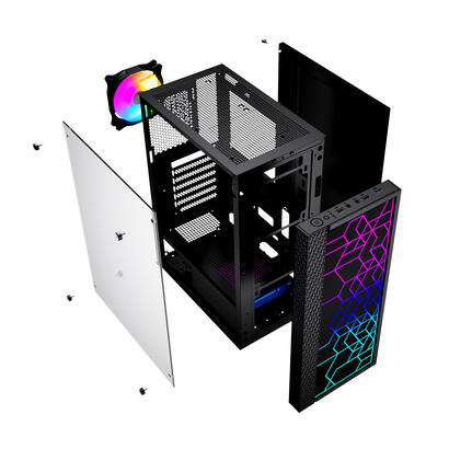 caja-pc-gembird-fornax-2500-atx-argb-backlight-black