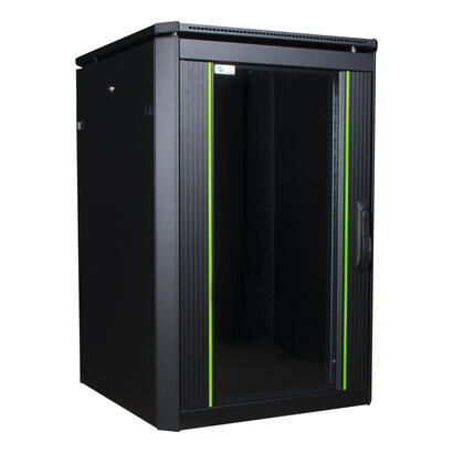 logon-rdl16u68bl-armario-rack-16u-rack-o-bastidor-independiente-negro