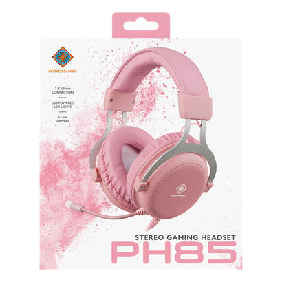 deltaco-gam-030-p-auriculares-alambrico-diadema-juego-usb-tipo-a-rosa