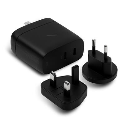 native-union-67w-dual-usb-c-fast-gan-pd-wall-charger-black