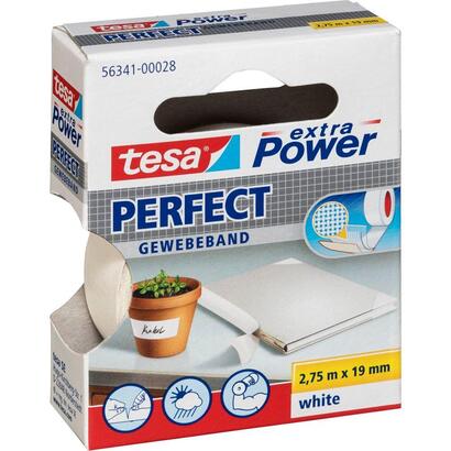 tesa-extra-power-perfect-gewebeband-275m-19mm-blanco