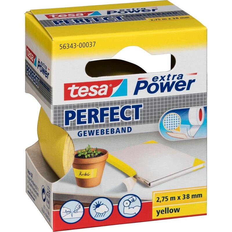 tesa-gewebekleb-275m-x-38mm-extra-power-gelb-perfekt-56343